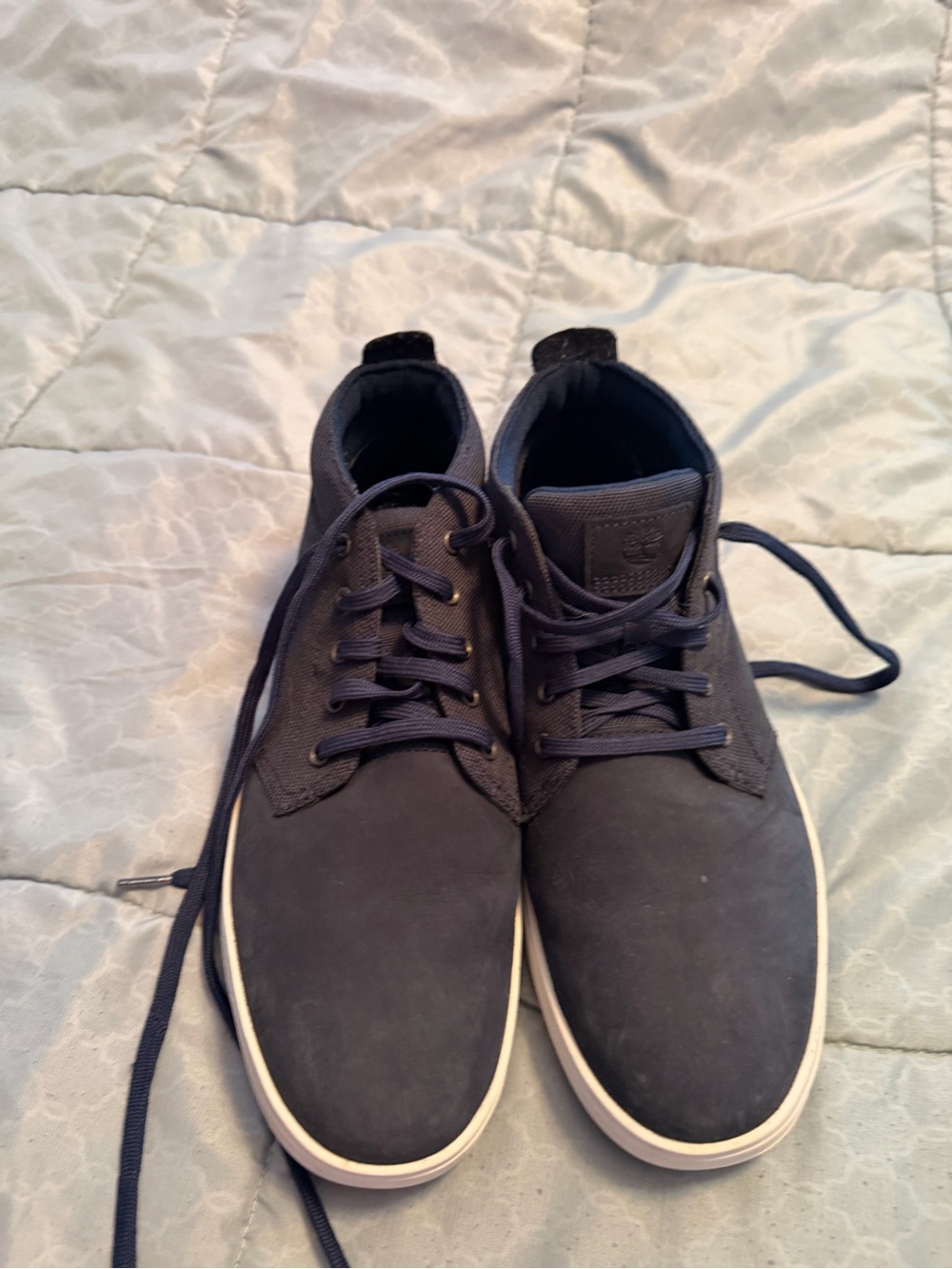 Men's Navy Casual Lace-Up Shoes